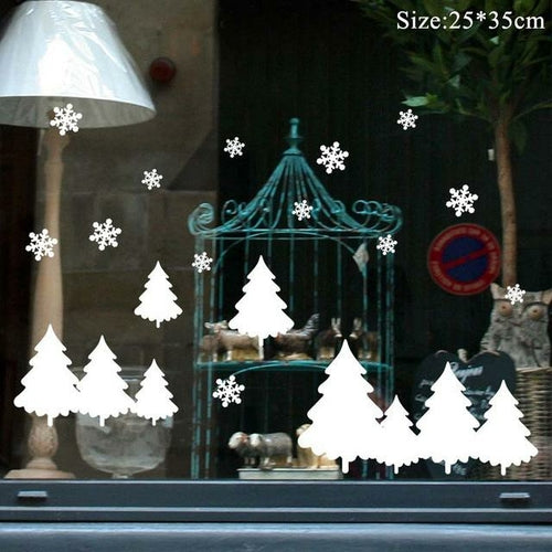 Christmas Window Stickers Christmas Decorations for Home Navidad 2021