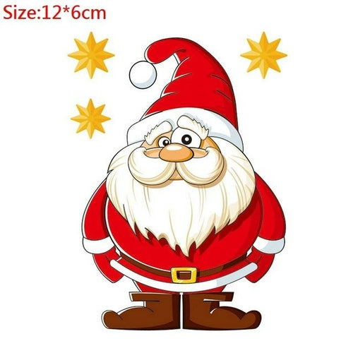 Christmas Window Stickers Christmas Decorations for Home Navidad 2021