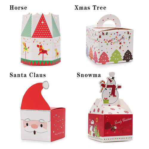 1PCS Christmas Gift Box Beautifully Folded