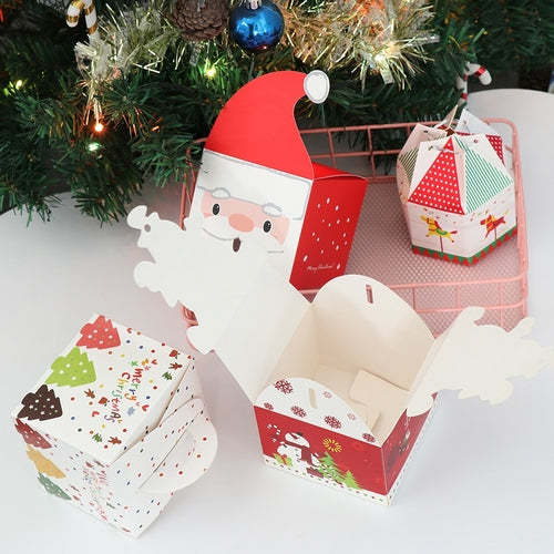 1PCS Christmas Gift Box Beautifully Folded