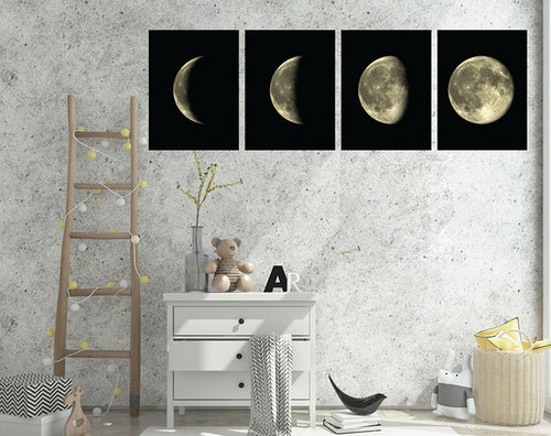 Moon Phases Set Of 4 Wall Decals