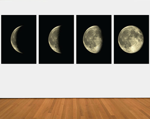 Moon Phases Set Of 4 Wall Decals