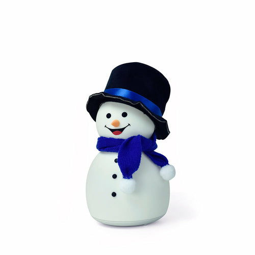 ❄️ Christmas Snowman Music Night Light – Rechargeable, Portable & Touch Control