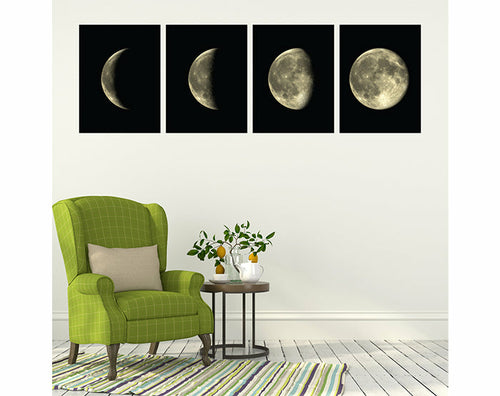 Moon Phases Set Of 4 Wall Decals