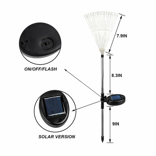 120LED  Solar Firework Lights Garden Christmas Decorations