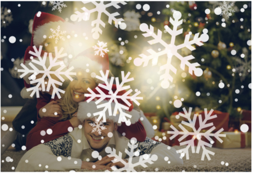 Projector Lamp High-brightness Christmas Snowflake Indoor