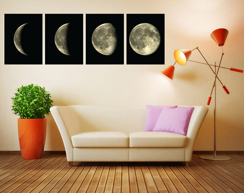 Moon Phases Set Of 4 Wall Decals