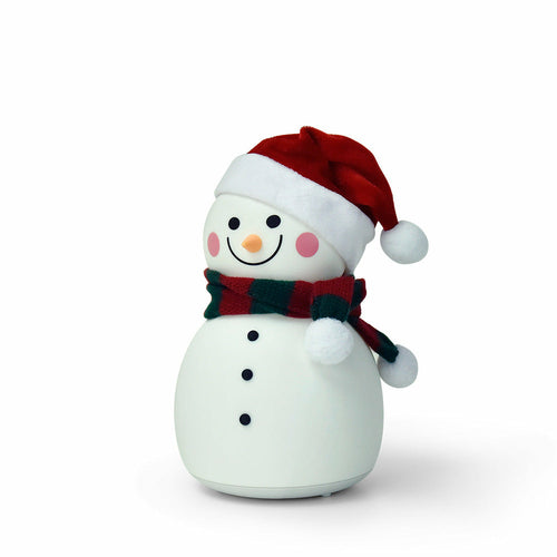 ❄️ Christmas Snowman Music Night Light – Rechargeable, Portable & Touch Control