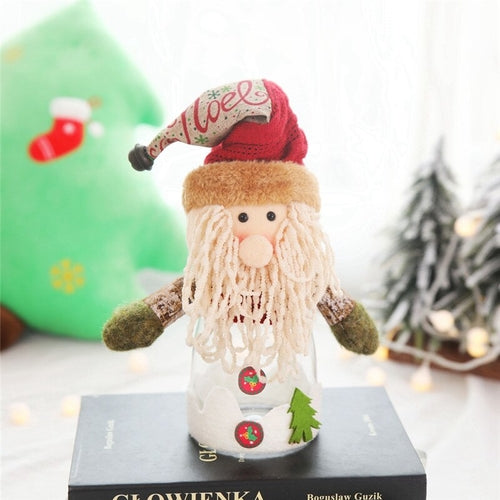 Christmas Candy Storage Box Transparent Candy Jar