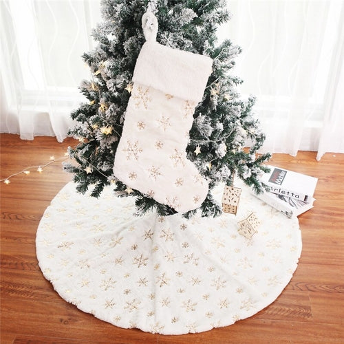 Christmas High-grade Sequins Tree Skirt Apron