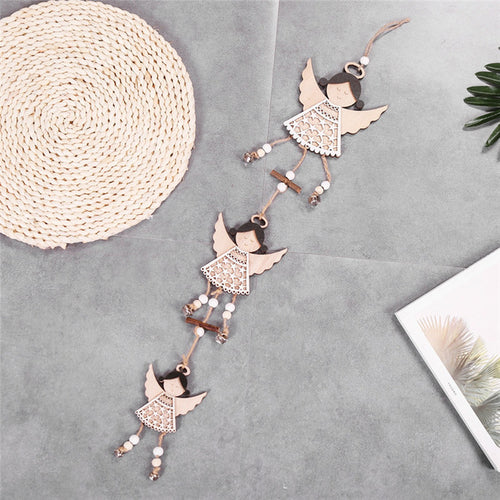 Cute Wooden Christmas Tree Hanging Ornaments – Festive Home & Xmas Decorations by Orange Perses