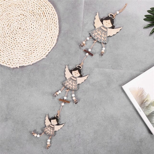 Cute Wooden Christmas Tree Hanging Ornaments – Festive Home & Xmas Decorations by Orange Perses