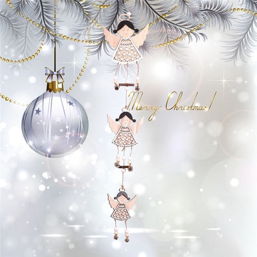 Cute Wooden Christmas Tree Hanging Ornaments – Festive Home & Xmas Decorations by Orange Perses