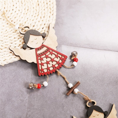 Cute Wooden Christmas Tree Hanging Ornaments – Festive Home & Xmas Decorations by Orange Perses