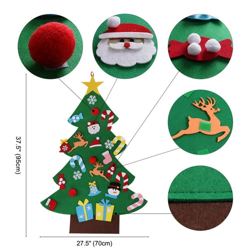 OurWarm DIY Felt Christmas Tree New Year Gifts