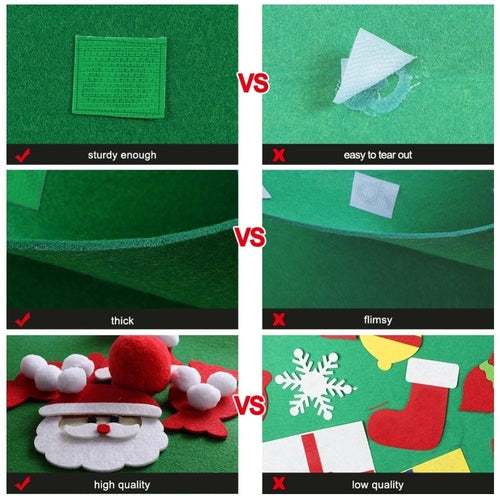 OurWarm DIY Felt Christmas Tree New Year Gifts